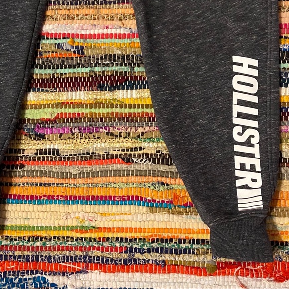 Hollister Charcoal Gray Sweat Pants Sz XS - Picture 4 of 7